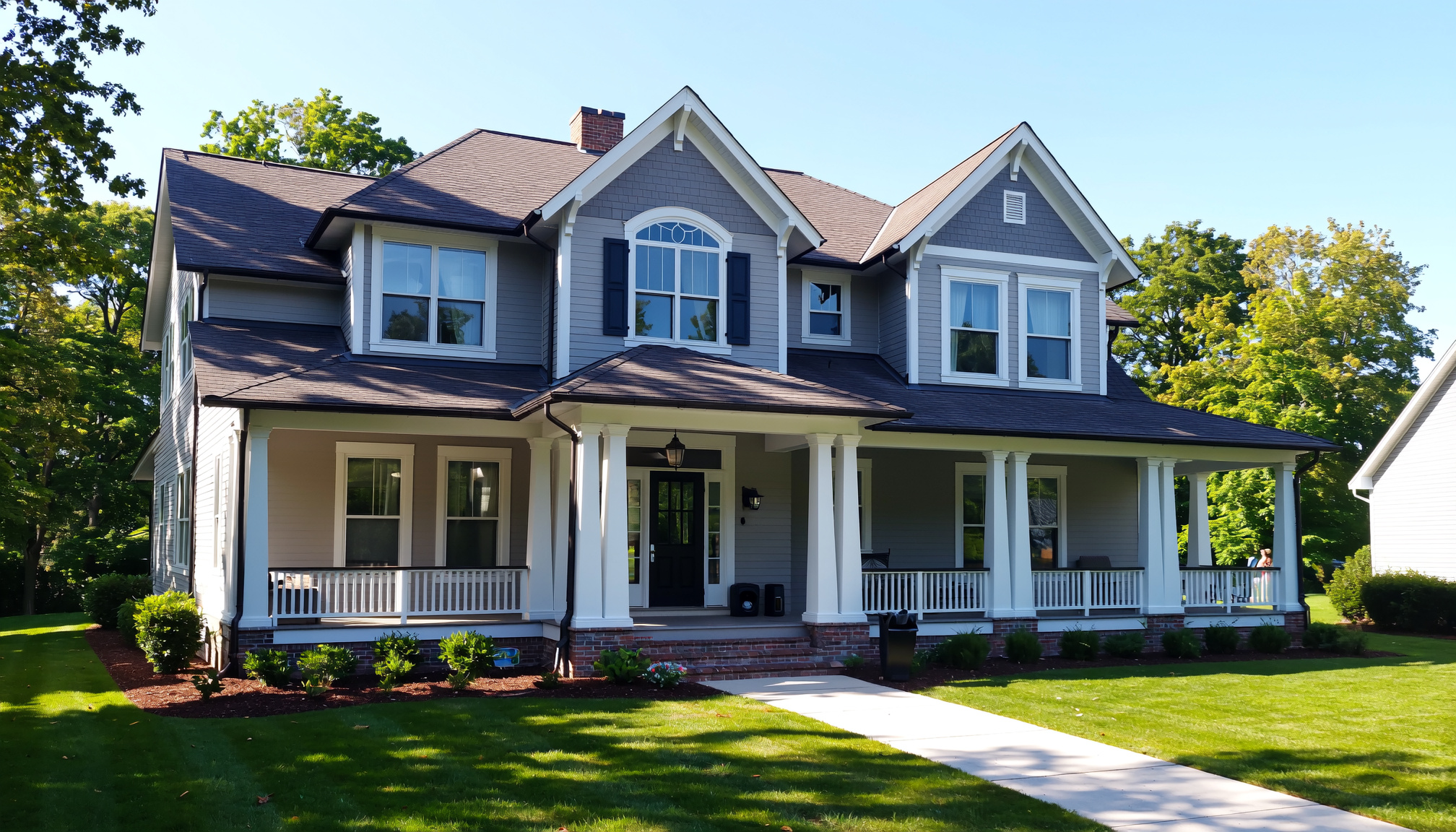 Stroudsburg, PA with seamless rain gutter Stroudsburg, PA with seamless rain gutter